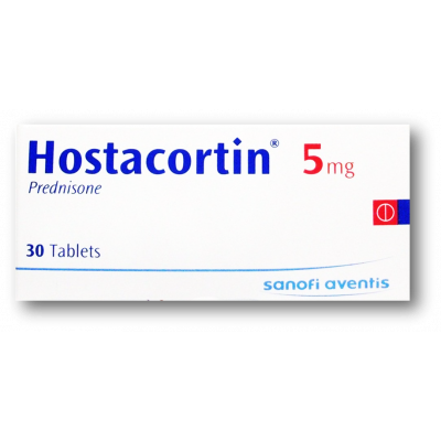 HOSTACORTIN 5 MG ( PREDNISONE ) 30 TABLETS